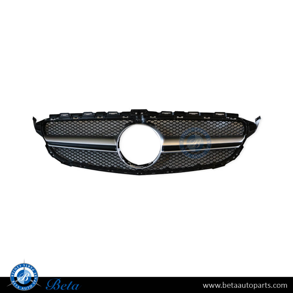 Radiator Grille ASSY with Camere Hole AMG C63 Look for Mercedes C-Class W205 2015-2018 models, Part Number 2058880523 Radiator Grille ASSY with Camere Hole AMG C63 Look for Mercedes C-Class W205 2015-2018 models, Part Number 2058880523
